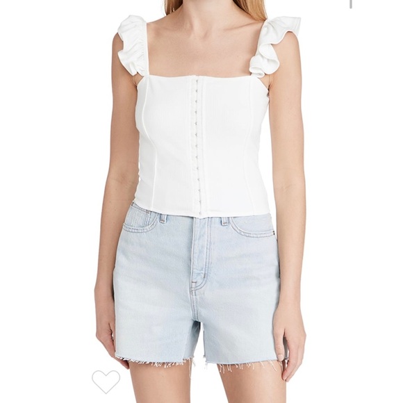 NWT $59 BB Dakota Sweetest Thing Top in Ivory Small Revolve Shopbop - Picture 11 of 15